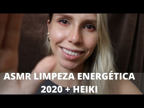 ASMR LIMPEZA ENERGÉTICA de 2020 +  COM HEIKI  - Bruna ASMR
