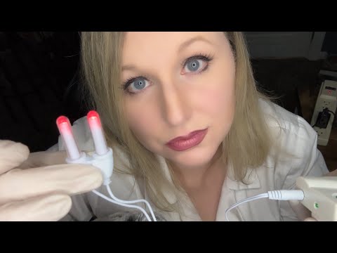 ASMR Nasal Exam | Whisper Procedure| Pen Light | Gloves Examination