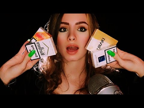 ASMR Join Me For a Cigarette/ Smoking 4 Different Brands 🚬