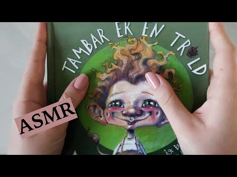 ASMR DANISH STORYTELLING (Unintelligible & Gentle Whispering, Tapping, Paper/Page Flipping Sounds)