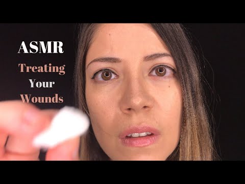 ASMR Treating Your Wounds (Personal Attention, Roleplay, Whispers)
