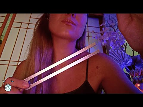 [ASMR] ~ 🎵Sound Healing Reiki for All Pain🎵 | Tuning Forks ASMR | ASMR Sound Healing | low frequency
