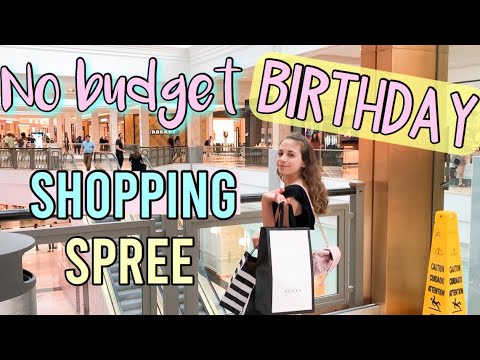 No Budget Birthday Shopping Spree!!! King of Prussia Mall!