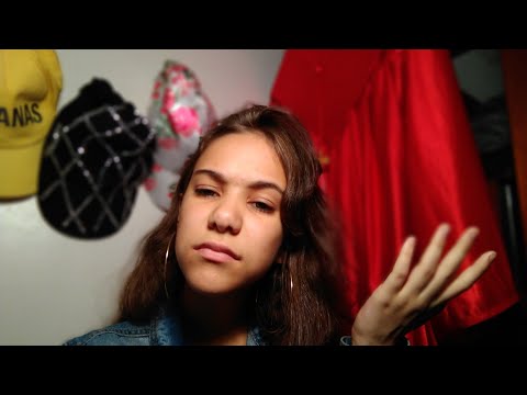 ASMR Rude girl gives you a lotion massage (hand movements...lotion sounds)