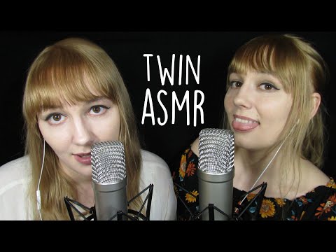 TWIN ASMR CLOSE BREATHY WHISPER (REPEATING + ACCENTS)