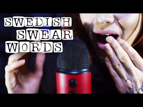👿 ASMR - LEARN SWEDISH SWEAR WORDS WITH ME 👿 to let the anger out!