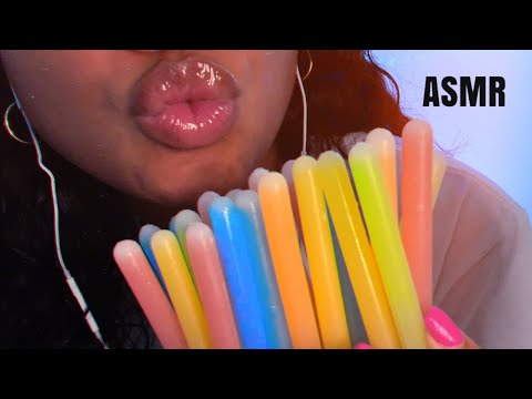 ASMR | Nik-L-Nips Candy Wax Sticks N0ms & Smacking 👄