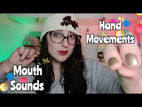 Hand Movements + Mouth Sounds ASMR 💜✨