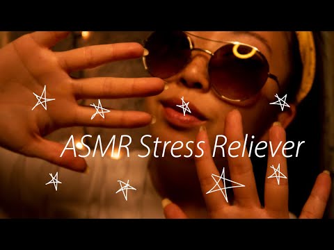 ASMR Stress Reliever (Hand Movements and Sounds, Mouth Clicking, *NO Talking*