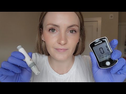 ASMR 1 minute Testing Your Blood Sugar Levels - Don't watch IF easily queasy
