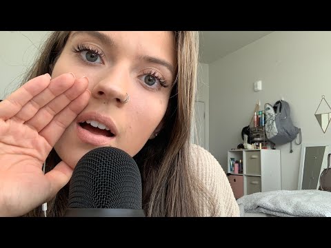 ASMR| FAST & SLOW MOUTH SOUNDS/ INAUDIBLE WHISPERING