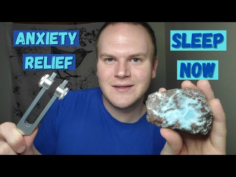 ASMR - Guided Meditation to Relieve Your Anxiety - Tuning Fork, Crystals,