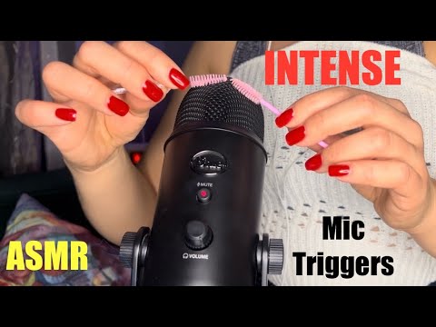ASMR Intense Mic Triggers 🎙️ 🎤 (Slow & Gentle)