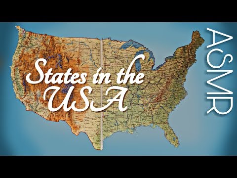 ASMR US States on Map with Pointer