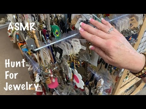 ASMR Jewelry rummage/hunt (No talking) Key chains unlimited