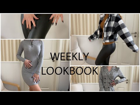 ASMR | Weekly Lookbook, my styles with fabric scratching🔥