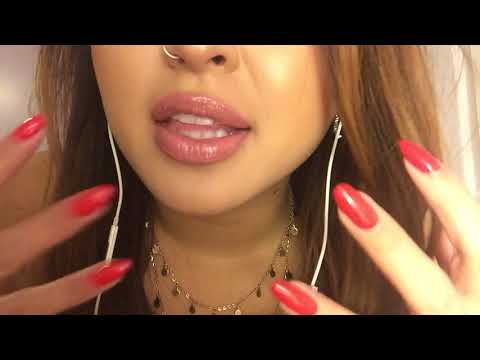 Asmr | gum smacking lipgloss application inaudible wet mouth sounds