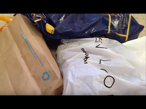 ASMR Clothing Haul (fabric scratching and whispers)