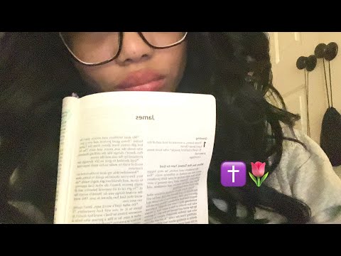whispering the book of James Christian ASMR (for sleep)