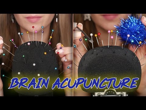 ИГЛОУКАЛЫВАНИЕ И МАССАЖ МОЗГА ДЛЯ МУРАШЕК АСМР | ACUPUNCTURE AND BRAIN MASSAGE FOR TINGLES ASMR