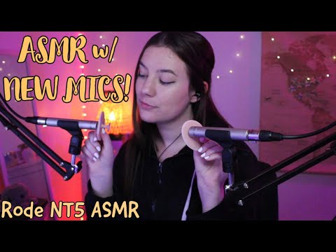 ASMR ♡ NEW Rode NT5 Microphones! Testing them out