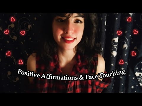 ASMR Positive Affirmations That You Deserve To Hear ❤🌺 w/ Face Touching & Personal attention