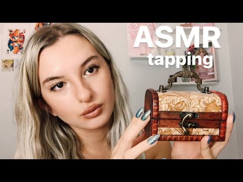 ASMR: tapping triggers you’ve never heard before!! + doing my nails