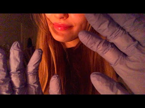 ASMR latex glove sounds | unpredictable hand movements
