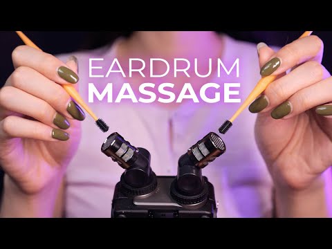 ASMR Ear Melting Eardrum Massage for Sleep (No Talking)
