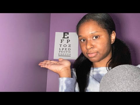 ASMR| Eye Exam Roleplay 🤓👩🏾‍⚕️