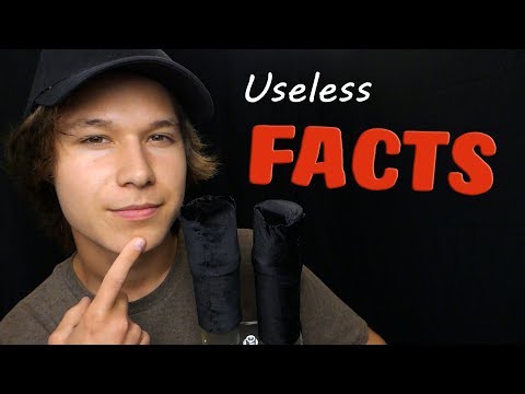 ASMR Whispering Useless Facts (Ear to Ear)