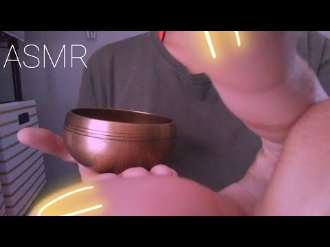 {ASMR} removing your negative energy in 1 minute - FAST (plus singing bowl)