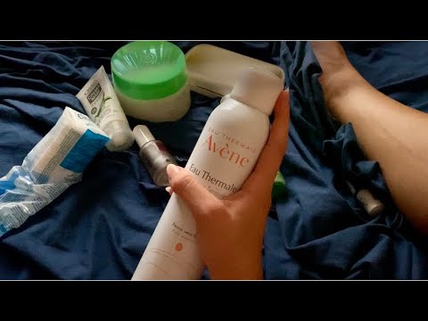ASMR Random TAPPING on my SKIN CARE product🌸🥰