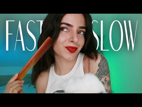 ASMR Fast & Slow ✨ Up-Close Treatments to Relax You (Whispered Ear to Ear)