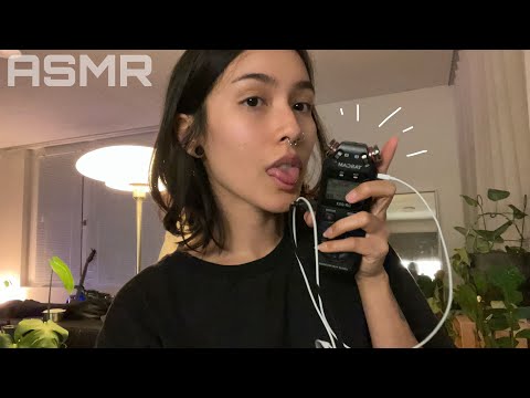 ASMR ☆ TASCAM TRIGGERS (mouth sounds, scratching , more)