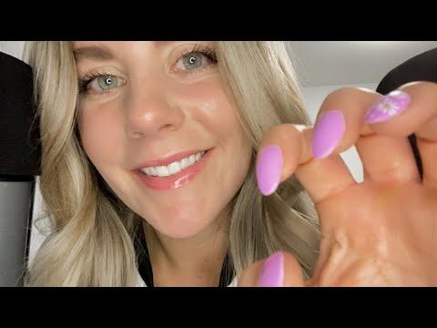 Fast ASMR Hand Movements and Mouth Sounds | Whispering Proverbs 15:1