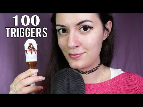 ASMR 100 TRIGGERS IN 4 MINUTES 🌙