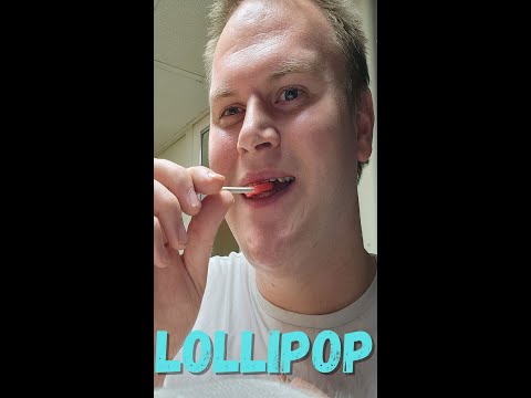 ASMR Eating a Lollipop 🍭 #shorts #lollipop