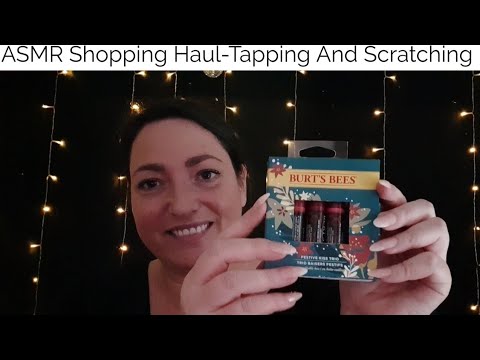 ASMR Shopping Haul- Random Item Tapping And Scratching