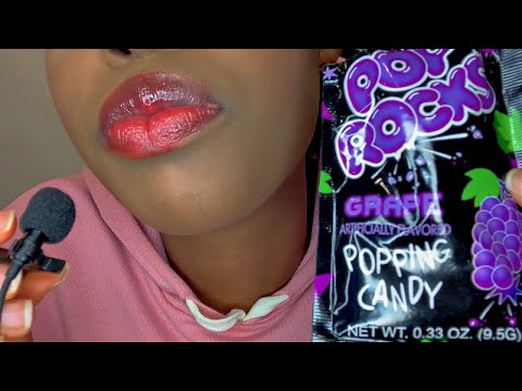 ASMR | Full Video of Wet Mouth Sound, Kissing and Licking PopRocks Candy