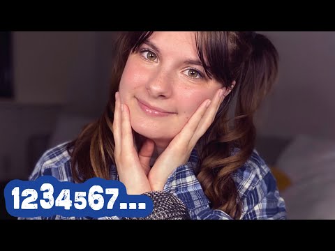 ASMR | Counting You to Sleep with Hypnotizing Hand Movements😴😴 (both whispers & soft spoken)