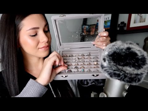 ASMR - Sorting Through My Entire Ring Collection