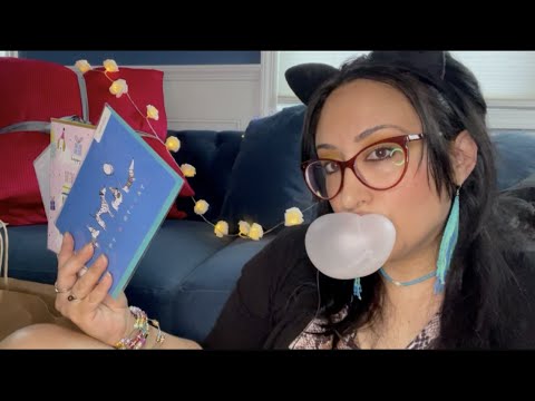 ASMR GUM chewing snapping blowing/ Marshall’s Haul 💙