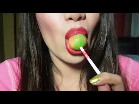 ASMR Lollipop [Kiss, Lips Sound]
