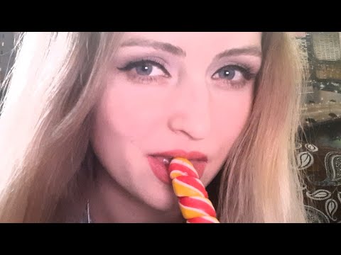 ASMR| #longlollipop #lickinglonglollipop #suckinglonglollipop, licking,  sucking,  eating lollipop,
