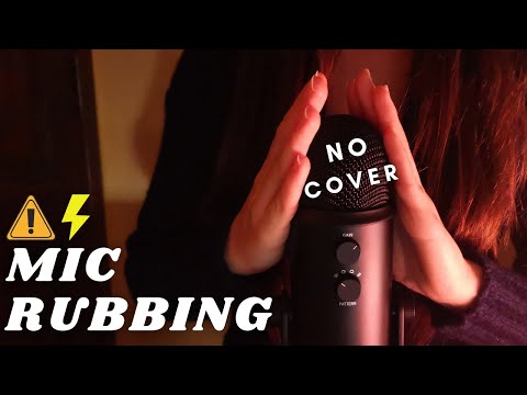 ASMR - FAST AND AGGRESSIVE BRAIN MELTING MIC RUBBING, Stroking (without cover)