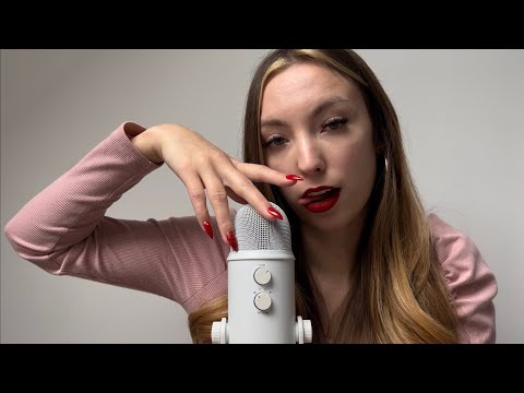ASMR but only MIC SCRATCHING (with mouth sounds)