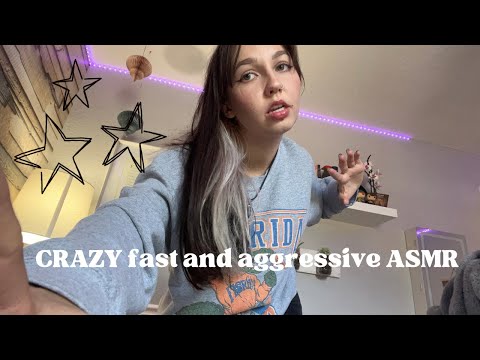 ASMR | the most CRAZY fast and aggressive video i’ve made 🎧🌙