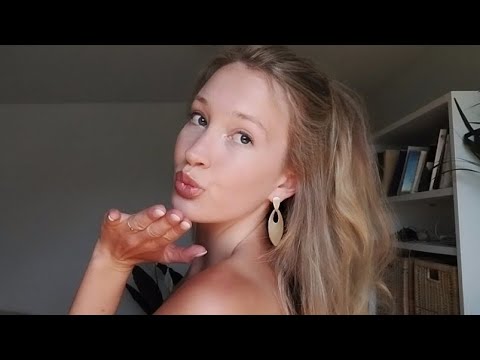 ASMR Spit Painting & Kisses 💋 kiss painting, hand movements