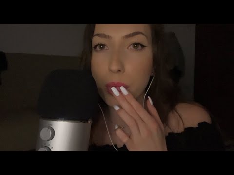 ASMR VERY SLOW SPIT PAINTING AND MOUTH SOUNDS